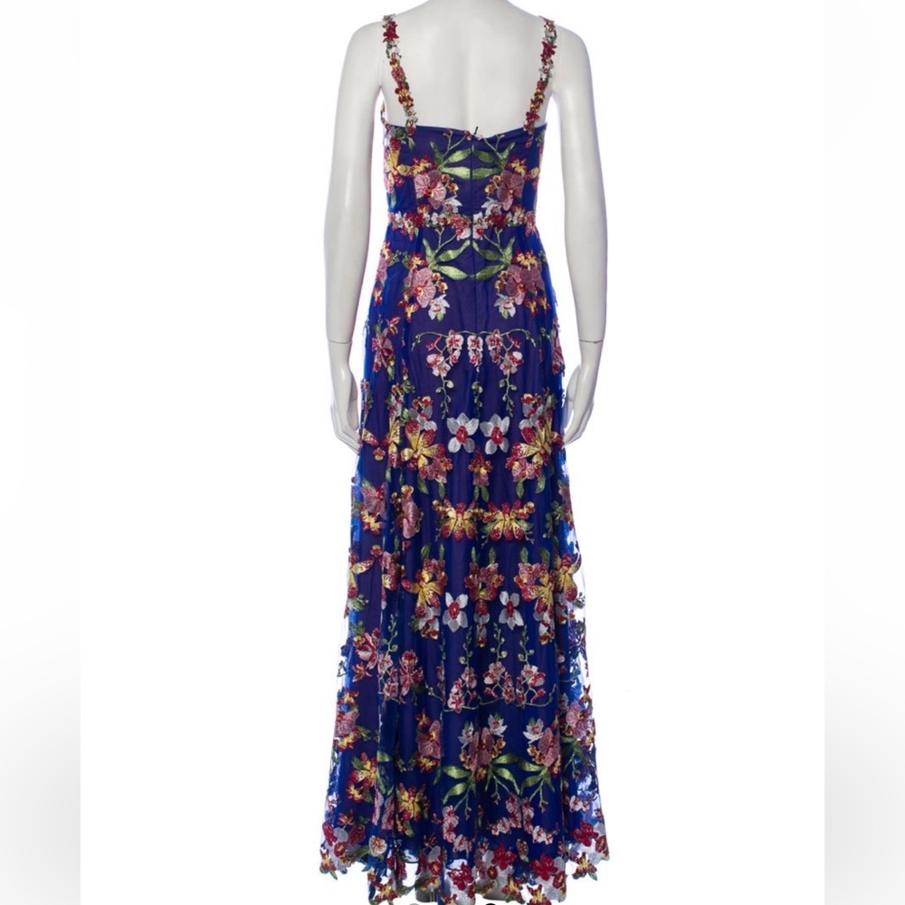 Exquisite Marchesa Notte Floral Print Long Gown - Size 2 (Medium) - Picture 15 of 16